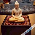 Tượng Phật - Cao 6,8 cm - Bằng Nhựa