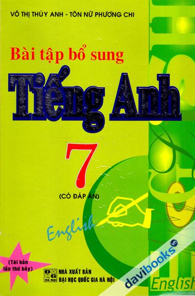 Bài Tập Bổ Sung Tiếng Anh 7 (Có Đáp Án)