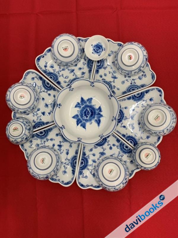 (ad4038) Bộ Bát Đĩa Mẫu Đơn Phú Quý