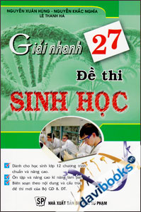Giải Nhanh 27 Đề Thi Sinh Học