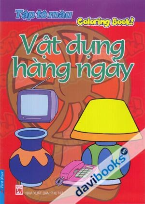 Tập Tô Màu Vật Dụng Hằng Ngày