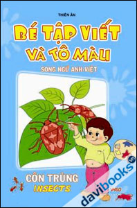 Tập viết và tô màu(Song ngữ): Côn Trùng