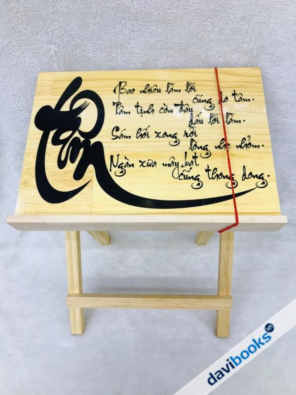 (ad7911) Kệ Gỗ Thư Pháp