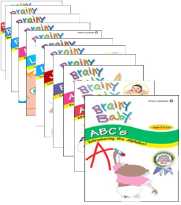 Brainy Baby - Tiếng Anh Cho Trẻ Từ 1 Đến 5 Tuổi (Trọn Bộ 12 DVD)
