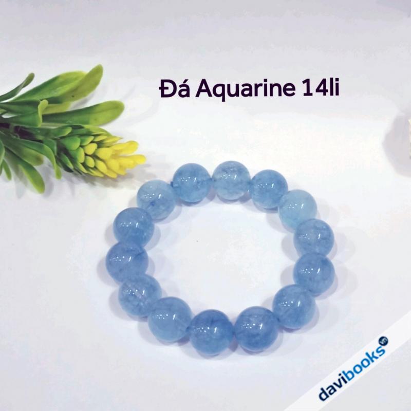 (ad10672) Vòng tay Đá Aquamarine 14Li