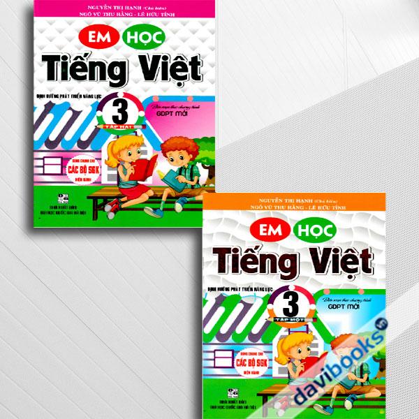 Combo Em Học Tiếng Việt 3 (Biên Soạn Theo Chương Trình GDPT Mới, Bộ 2 Cuốn)
