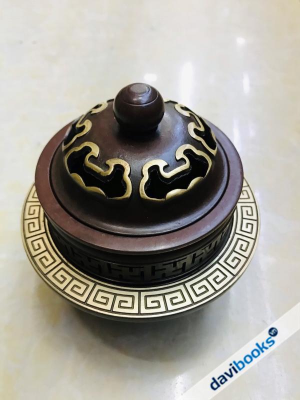 (ad10525) Lư Xông Trầm Hoa Văn 1 