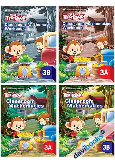 Bộ Sách Giáo Khoa Singapore - More Than A Textbook – Classroom Mathematics Workbook Lớp 3  (4 Quyển)