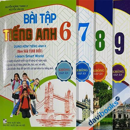 Combo 4 Cuốn Sách: Bài Tập Tiếng Anh 6 7 8 9 (Bám Sát i-Learn Smart World)
