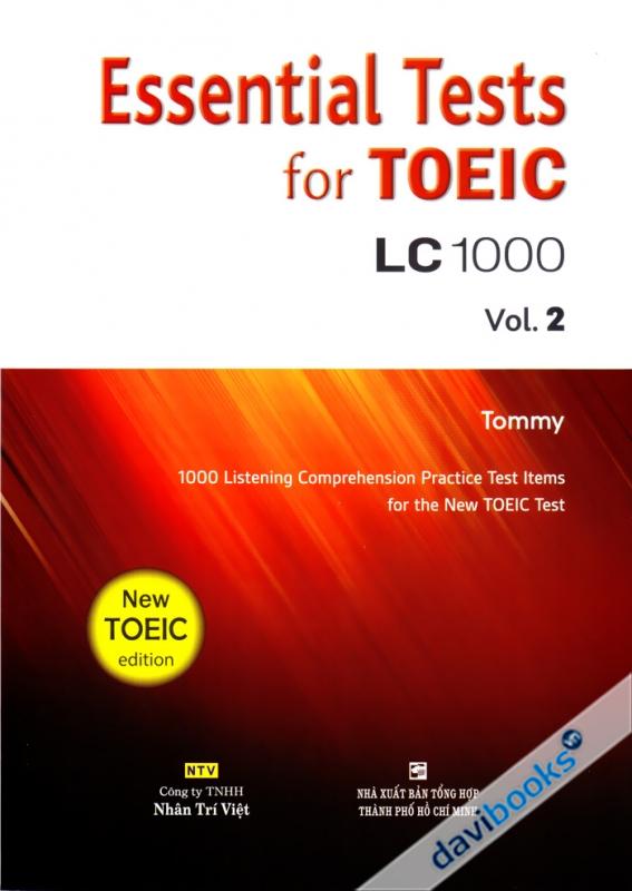 Essential Tests for TOEIC LC 1000 Volume 2 Kèm CD