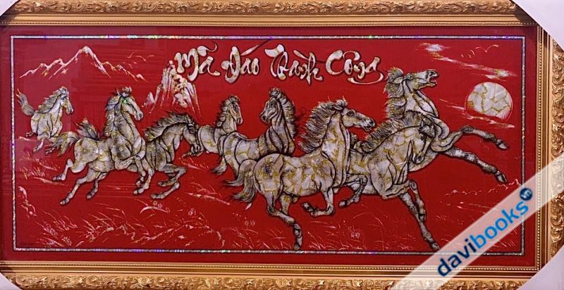 (ad6478) Tranh Cảnh Xà Cừ