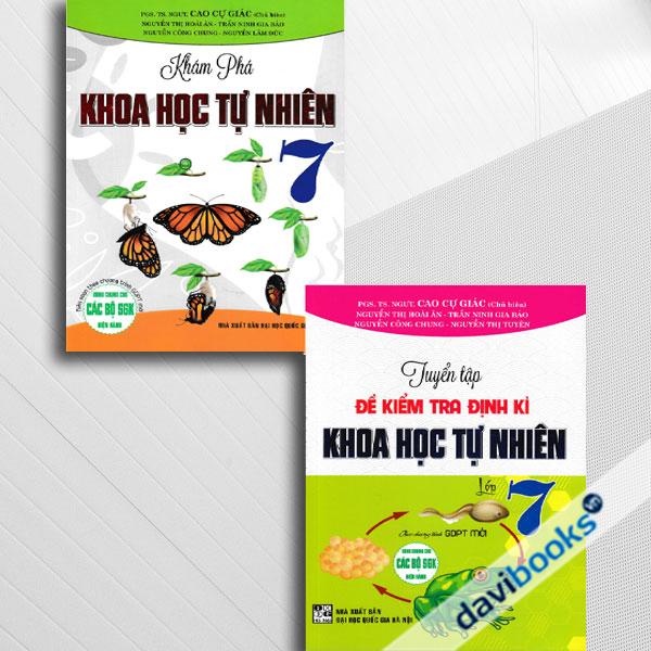 Combo Khám Phá Khoa Học Tự Nhiên 7 + Tuyển Tập Đề Kiểm Tra Định Kì Khoa Học Tự Nhiên Lớp 7 (Biên Soạn Theo Chương Trình GDPT Mới, Bộ 2 Cuốn)