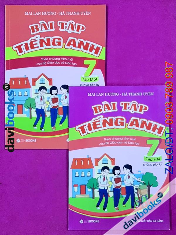 Combo 2Q: Bài Tập Tiếng Anh 7 - Không Đáp Án