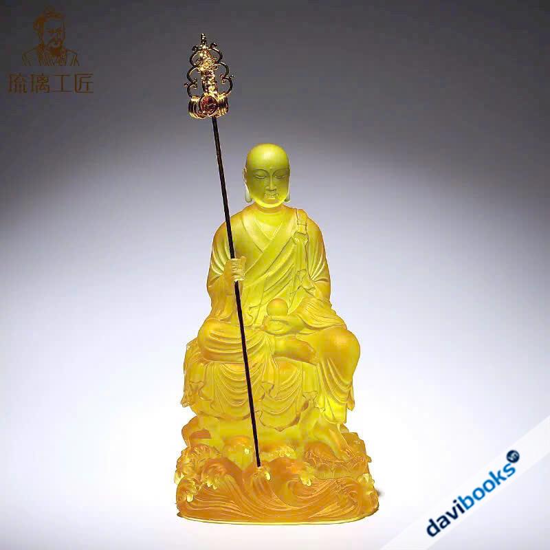 Tượng Lưu Ly Bồ Tát Địa Tạng - Cao 26 cm