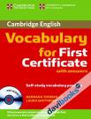 Cambridge English Vocabulary For First Certificate with Answers + CD (9780521697996)