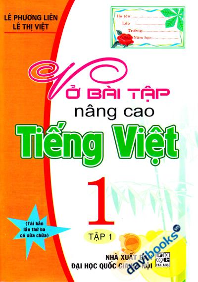Vở Bài Tập Nâng Cao Tiếng Việt 1 Tập 1