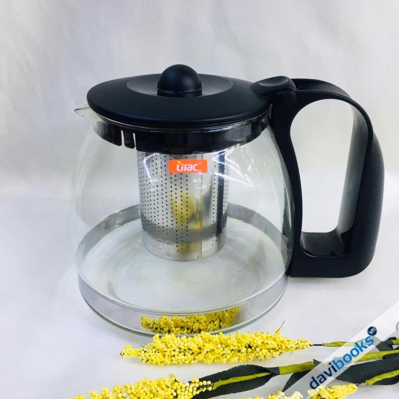 (ad1953) Bình Trà Lọc Thủy Tinh 1.25L