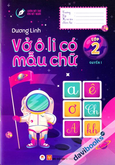 Vở Ô Li Có Mẫu Chữ Lớp 2 Quyển 1