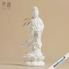 Tượng Bồ Tát Quán Thế Âm - Gốm Sứ, Cao 24 cm