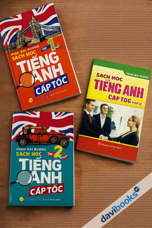 Sách Học Tiếng Anh Cấp Tốc (Bộ 3 Tập)