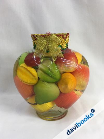 (ad3422) Bình Trái Cây Hình Tim Sung Túc