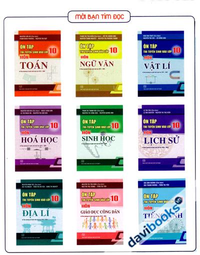 Ôn Tập Thi Tuyển Sinh Vào Lớp 10 Theo Phương Án Tuyển Sinh Năm Học 2019 - 2020 (7 cuốn)(hết Ngữ Văn + TA)