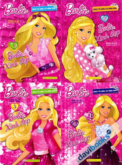 Tranh tô màu công chúa Barbie – Khám phá thế giới thần tiên của công chúa  Barbie - Họa Mi