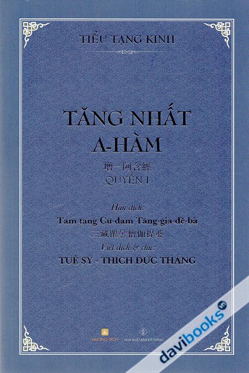 Tăng Nhất A-Hàm (Tái Bản 2022 - Bộ 4 Cuốn Có Hộp)