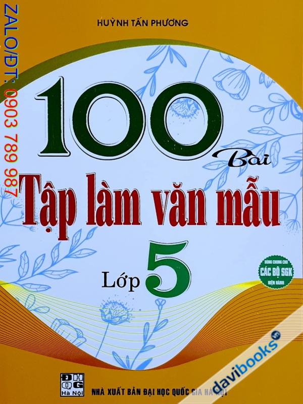 100 Bài Tập Làm Văn Mẫu Lớp 5 (Bộ SGK Hiện Hành)