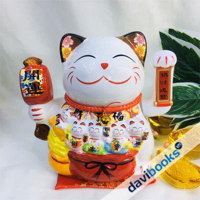 (ad3308) Mèo Ngoắc Tay Cao 23cm