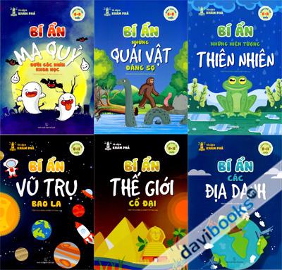 Tủ Sách Khám Phá - Dành Cho Tẻ 6 11 Tuổi (5 Quyển - Thiếu: Bí ẩn vũ trụ bao la)