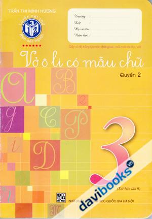 Vở Ô Li Có Mẫu Chữ 3 Quyển 2