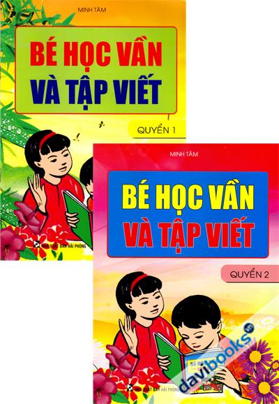 Bé Học Vần Và Tập Viết (Quyển 1 Quyển 2)