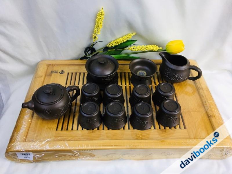 (ad1880) Bộ Ấm Tách Đất Ms75