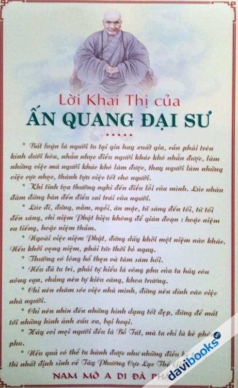 (ad843) Lời Khai Thị Của Ấn Quang Đại Sư
